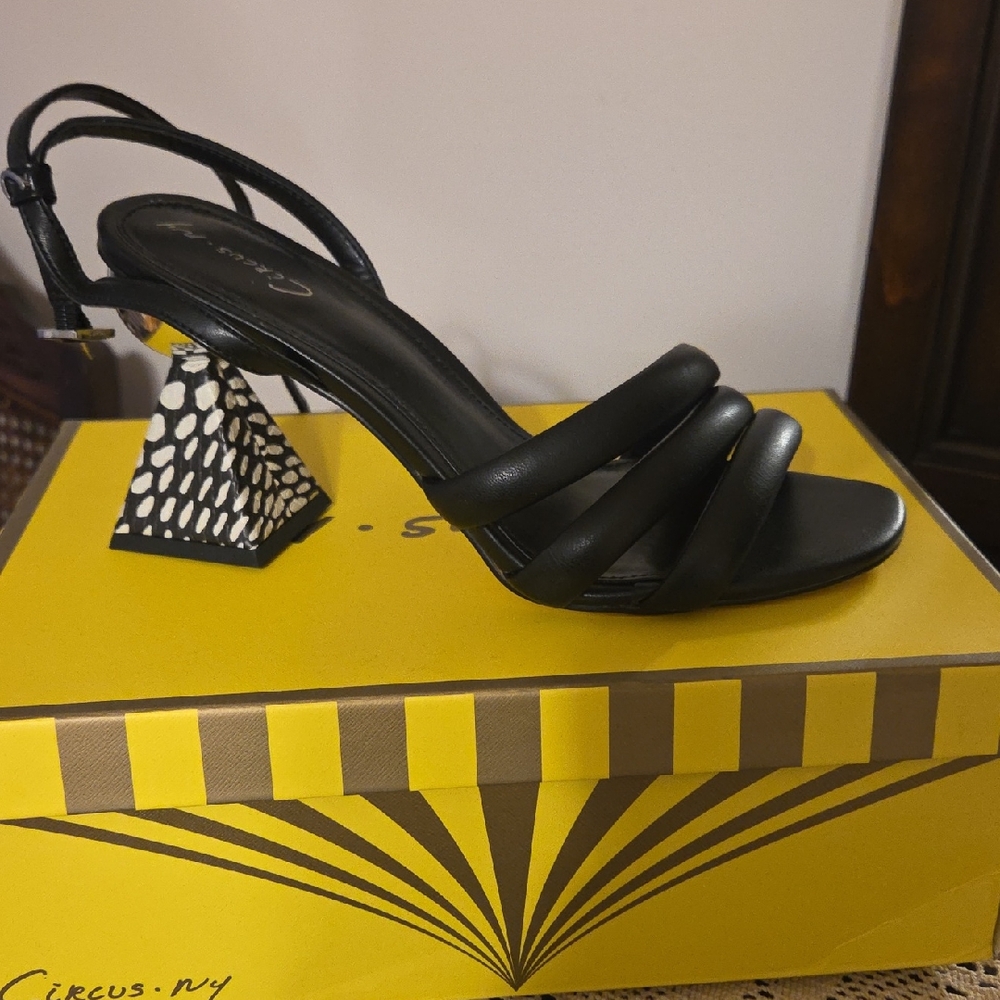 Circus by Sam Edelman Black Strappy Heels